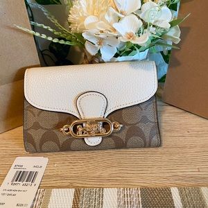 COACH JADE MEDIUM ENVELOPE WALLET IN SIGNATURE CANVAS